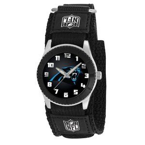 NFL CAROLINA PANTHERS youth / ladies Rookie Black adjustable watch